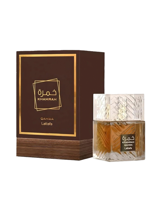 Lattafa Khamrah Qahwa Eau De Parfum 3.4FL.OZ For Unisex - image 1