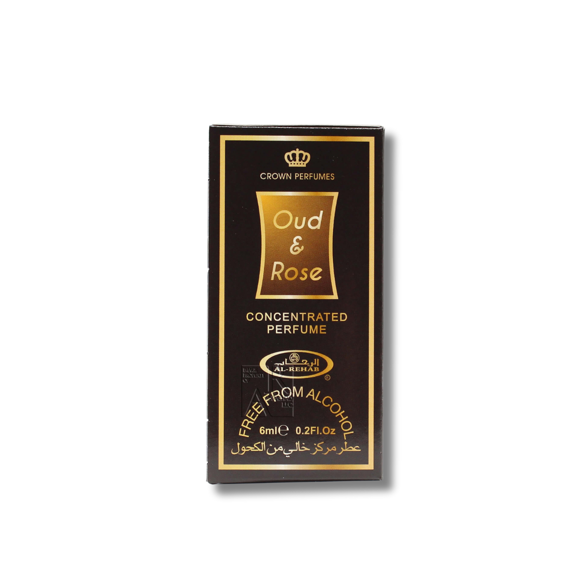 Al Rehab Oud & Rose Roll On Perfume 6Pcs x 0.2FL.OZ For Unisex - image 1
