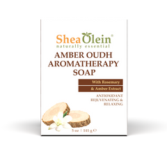Amber Oudh Aromatherapy Soap with Rosemary & Amber Extract