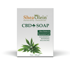 CBD Soap with Shea Butter and Spearmint Leaf