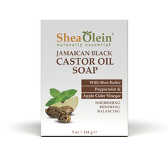 Jamaican Castor Oil Soap with Shea Butter Peppermint & Apple Cider Vinegar