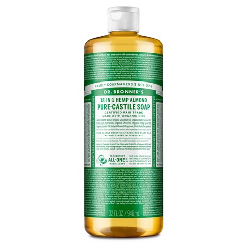 Dr. Bronner's, Hemp, Soap, Almond, Multi-Purpose