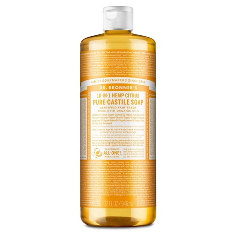 Dr. Bronner's, Hemp, Soap, Citrus, Multi-Purpose