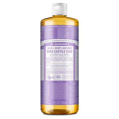 Dr. Bronner's, Hemp, Soap, Lavender, Multi-Purpose