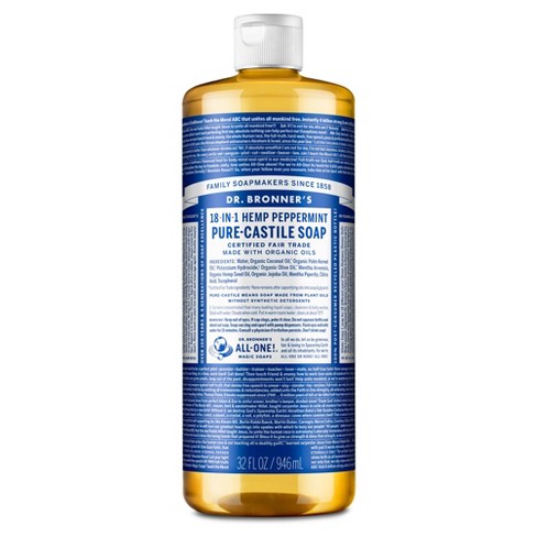 Dr. Bronner's, Hemp, Soap, Peppermint, Multi-Purpose