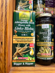 Organic Ashwagandha Root Honey With GINKO Biloba 5 In 1