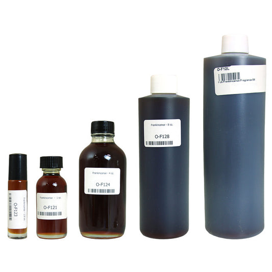 Frankincense - A warm and resinous aromatic resin.