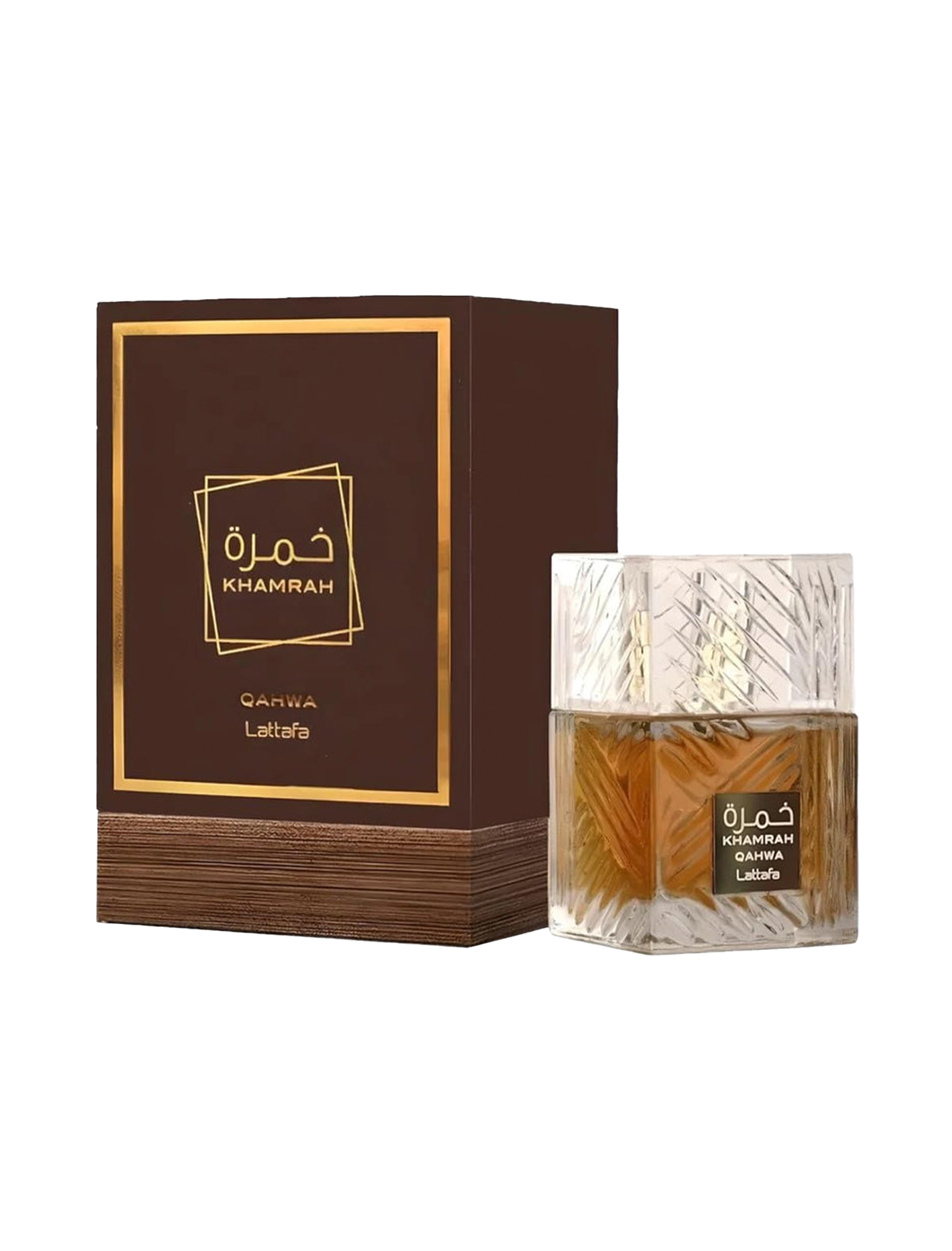 Lattafa Khamrah Qahwa Eau De Parfum 3.4FL.OZ For Unisex - image 1