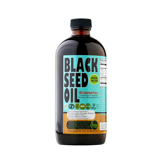 Pure Cold-Pressed Black Seed Oil, 16 oz, Oil, Cold Pressed