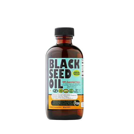 Pure Cold-Pressed Black Seed Oil, 8 oz, Oil, Cold Pressed