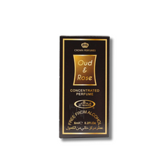 Al Rehab Oud & Rose Roll On Perfume 6Pcs x 0.2FL.OZ For Unisex - image 1