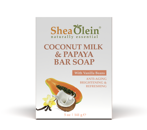 Coconut Milk & Papaya Beauty Bar with Vanilla Beans