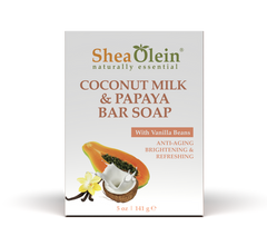 Coconut Milk & Papaya Beauty Bar with Vanilla Beans