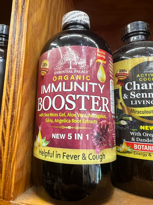 Organic Immunity Booster with SEA Moss Gel,Aloe Vera,Astragalus,GILOY,Angelica Roots EXTRACTS