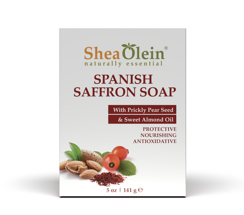 Spanish Saffron Soap with Prickly Pear Seed & Sweet Almond Oil