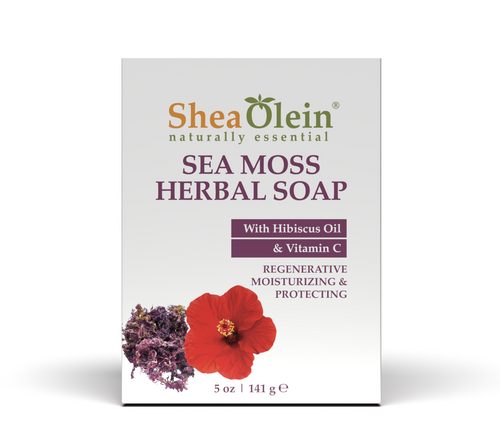 Sea Moss Herbal Soap with Hibiscus Oil & Vitamin C
