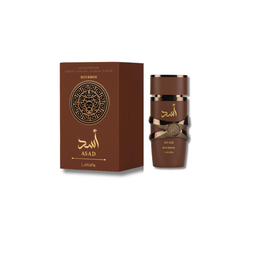 Laatafa Asad Bourbon Eau De Parfum 3.4FL.OZ For Men - image 1
