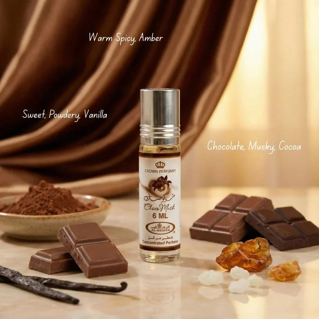 Al Rehab Choco Musk Roll on Perfume 0.2FL.OZ For Unisex - image 3